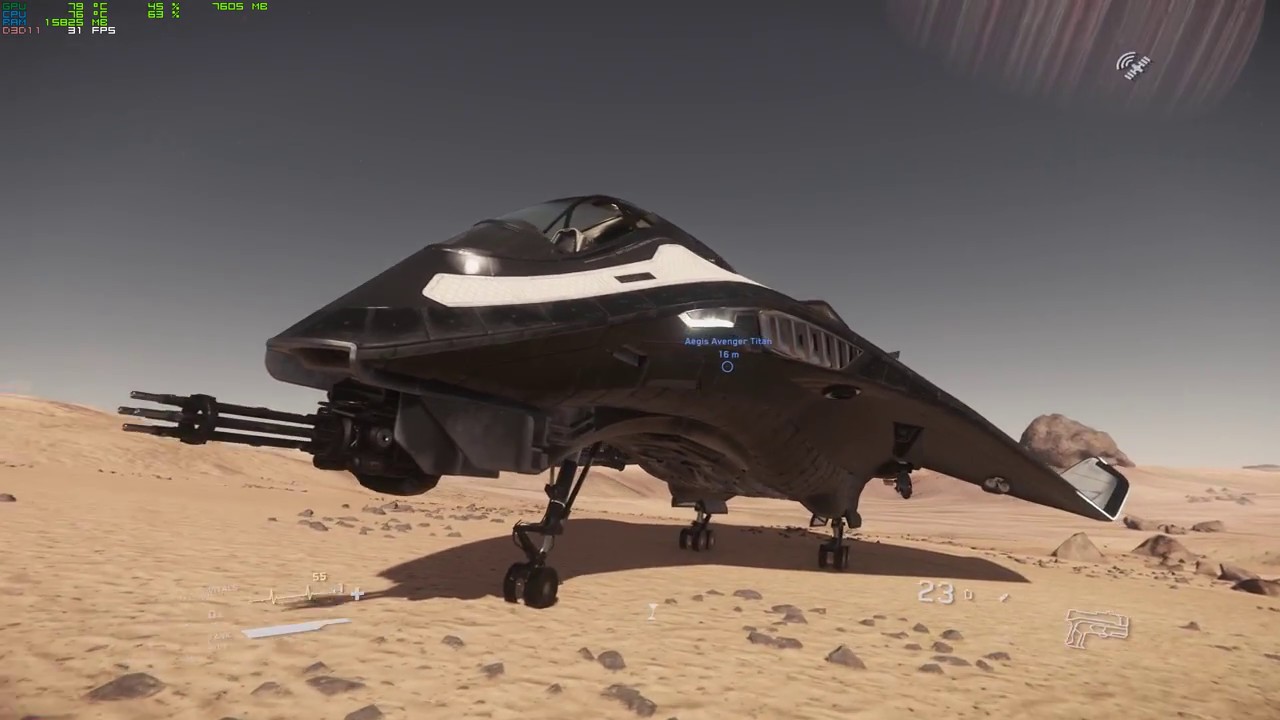 Star Citizen 3.2 / 4k / 30-60fps / Aegis Titan / Первые полёты