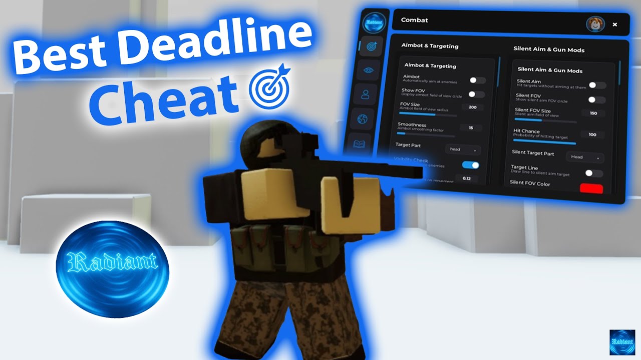 BEST FREE DEADLINE SCRIPT (SILENT AIM , ESP & FLY )