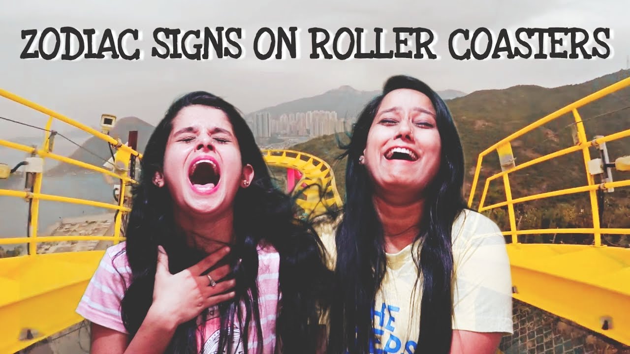 Zodiac Signs on ROLLER COASTERS || ZODIACMORE