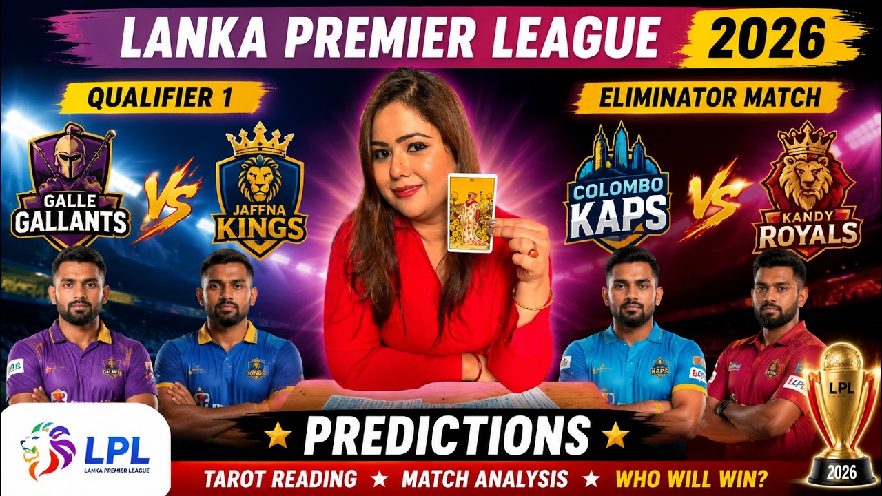 Galle Gallants vs Jaffna Kings | Colombo Kaps vs Kandy Royals | Lanka Premier League 2026