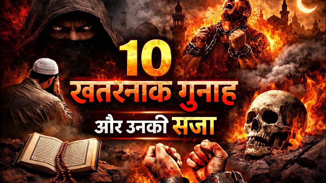 10 खतरनाक गुनाह जो इंसान को बर्बाद कर देते हैं #10KhatarnakGunah #MajorGunahInIslam #IslamicVideo 