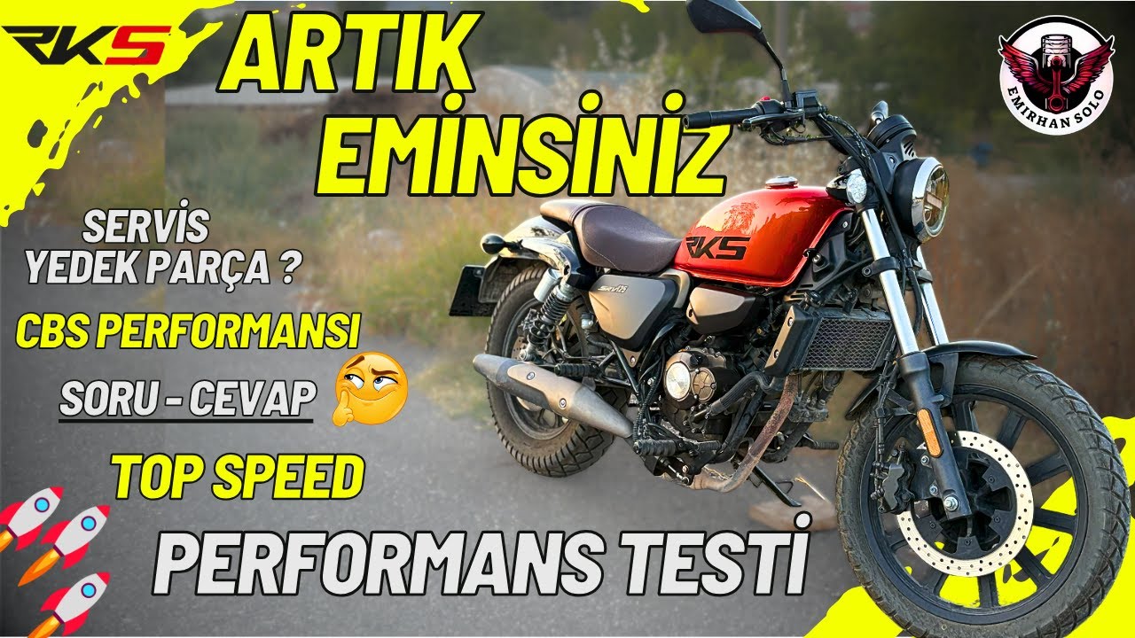 🔱RKS SRV 125 DETAYLI İNCELEME🔱 PERFORMANS TESTİ🤔TOP SPEED🚀YEDEK PARÇA DURUMU🛠️
