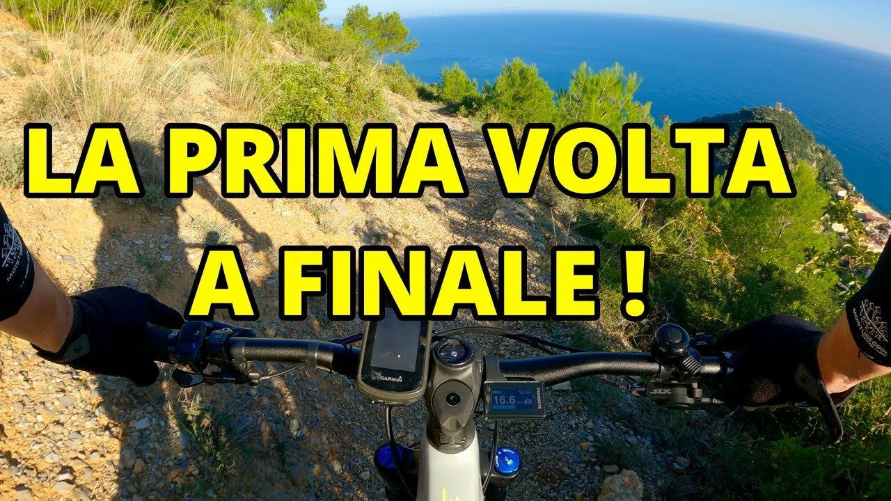 La prima volta a Finale ! #orbearise #finaleligure #mtb