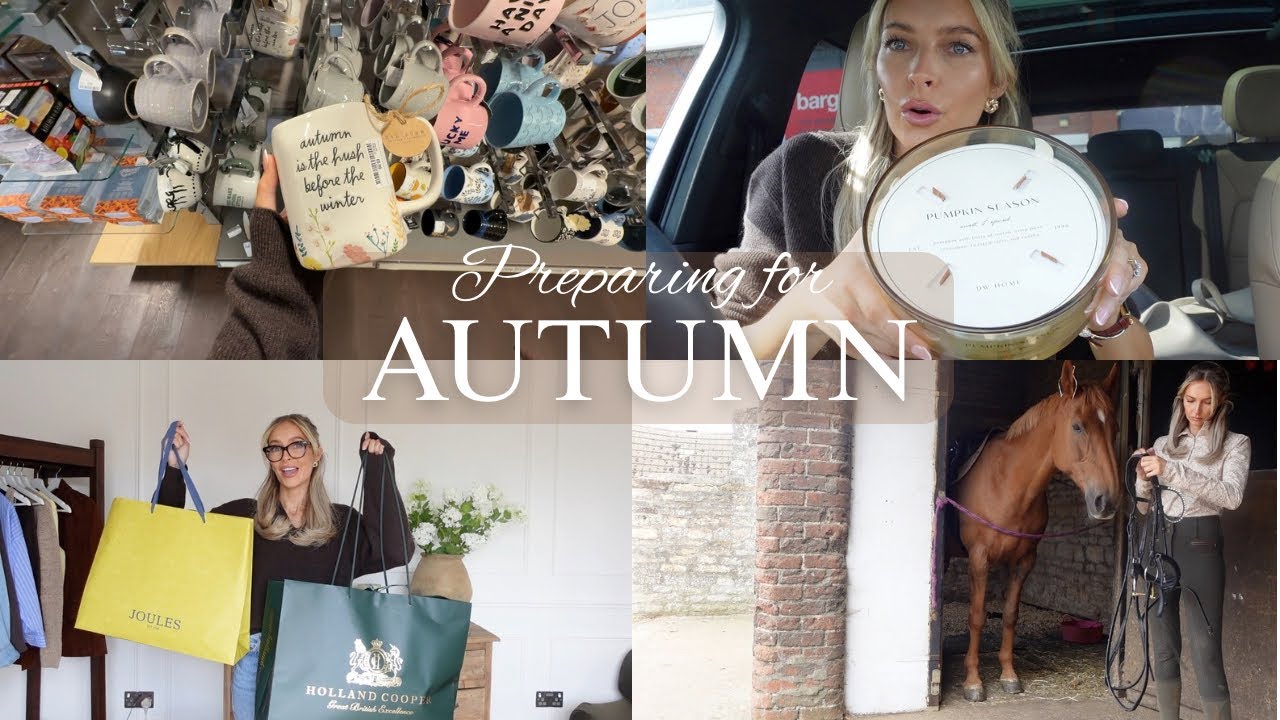 Shopping for Autumn decor, new in my wardrobe & life updates 