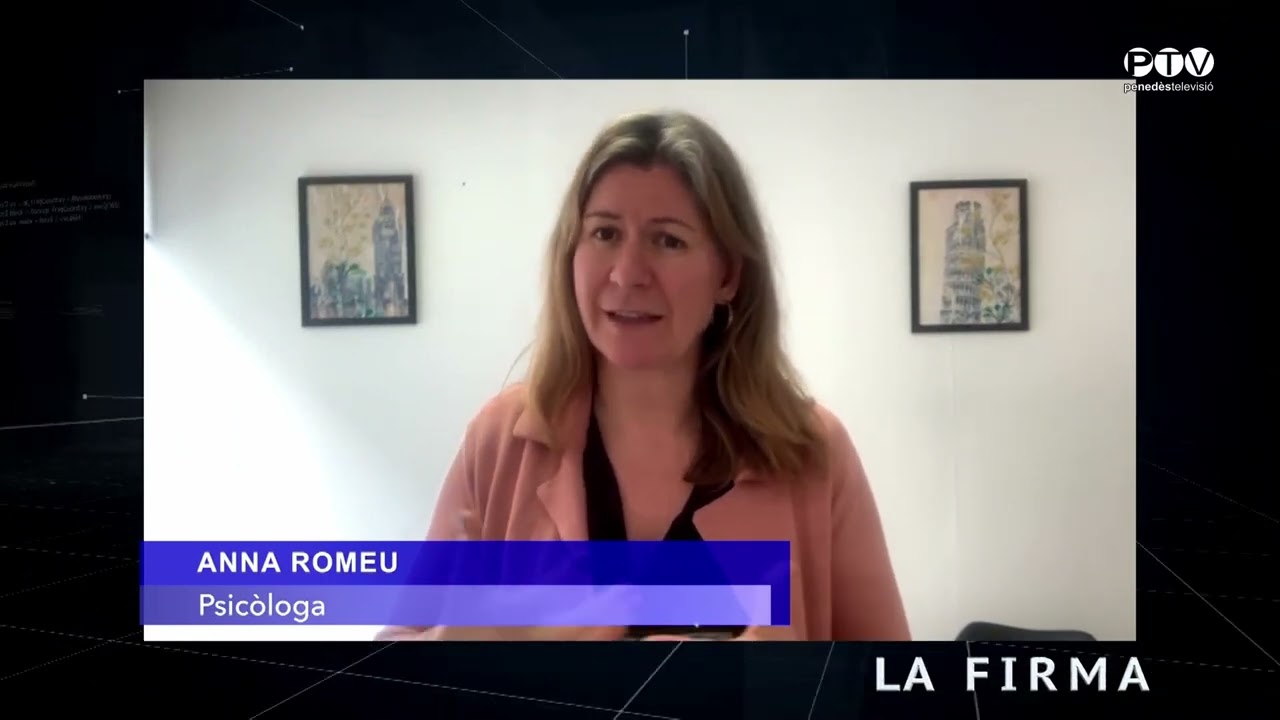 LA FIRMA. Anna Romeu, psic&ograve;loga.