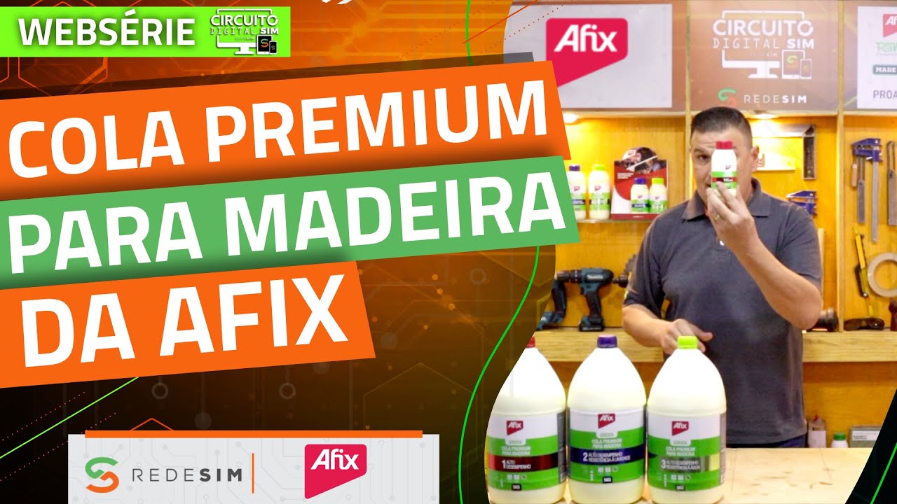 Conheça esse Incrível Lançamento - Cola PVA Premium Para Madeira da Afix