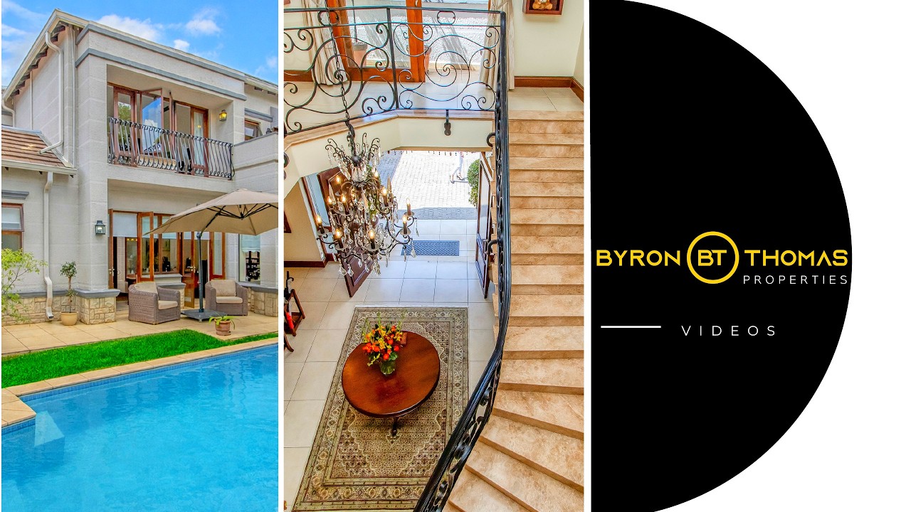 R9,200,000 | 4 bedroom house For Sale in Bryanston | Byron Thomas Properties #housetour #home #decor