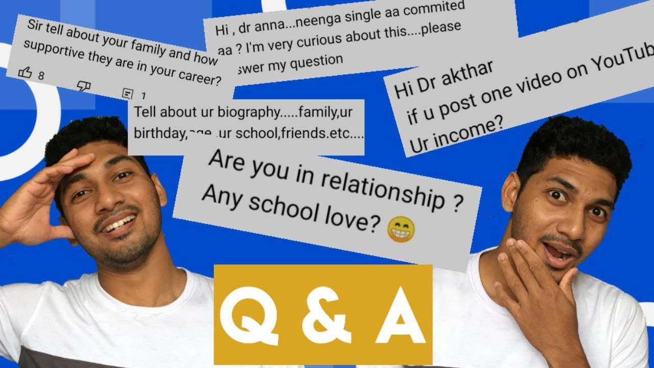Answering personal questions - family, relationships, income etc