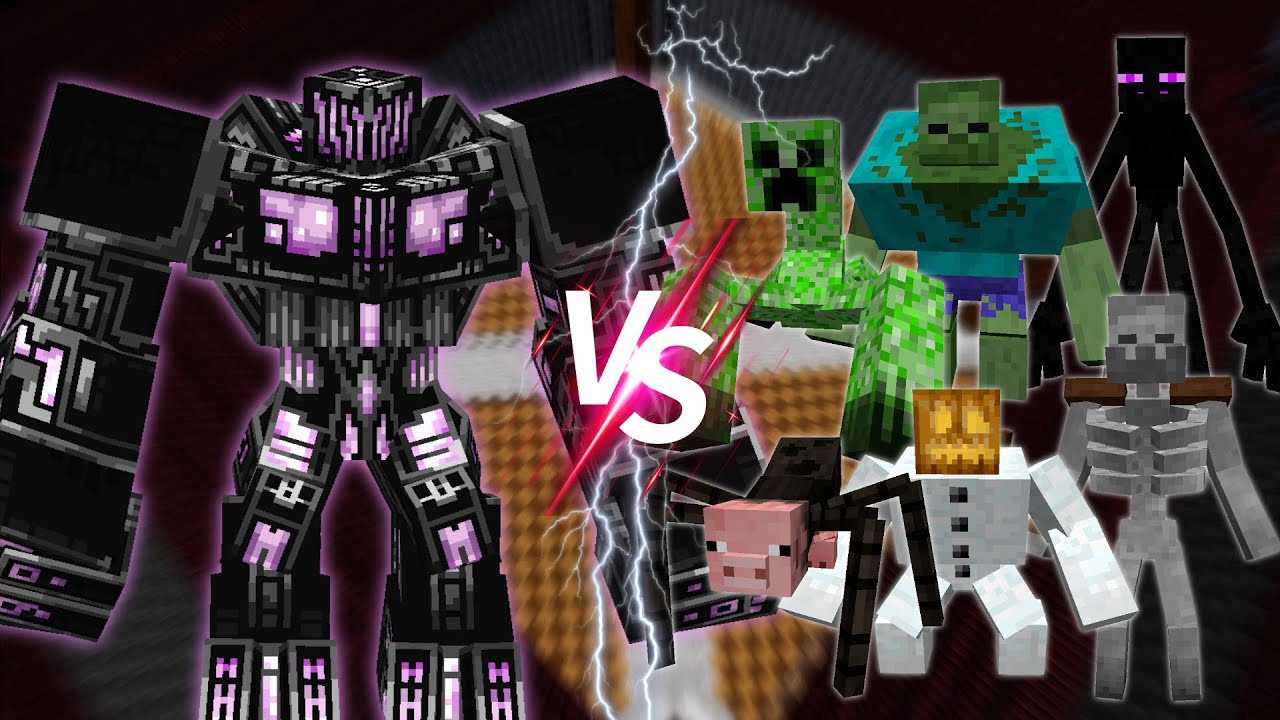 *NEW* Robo Pounder Vs. Mutant Beasts | 1.16.5 Minecraft | Mob Battle