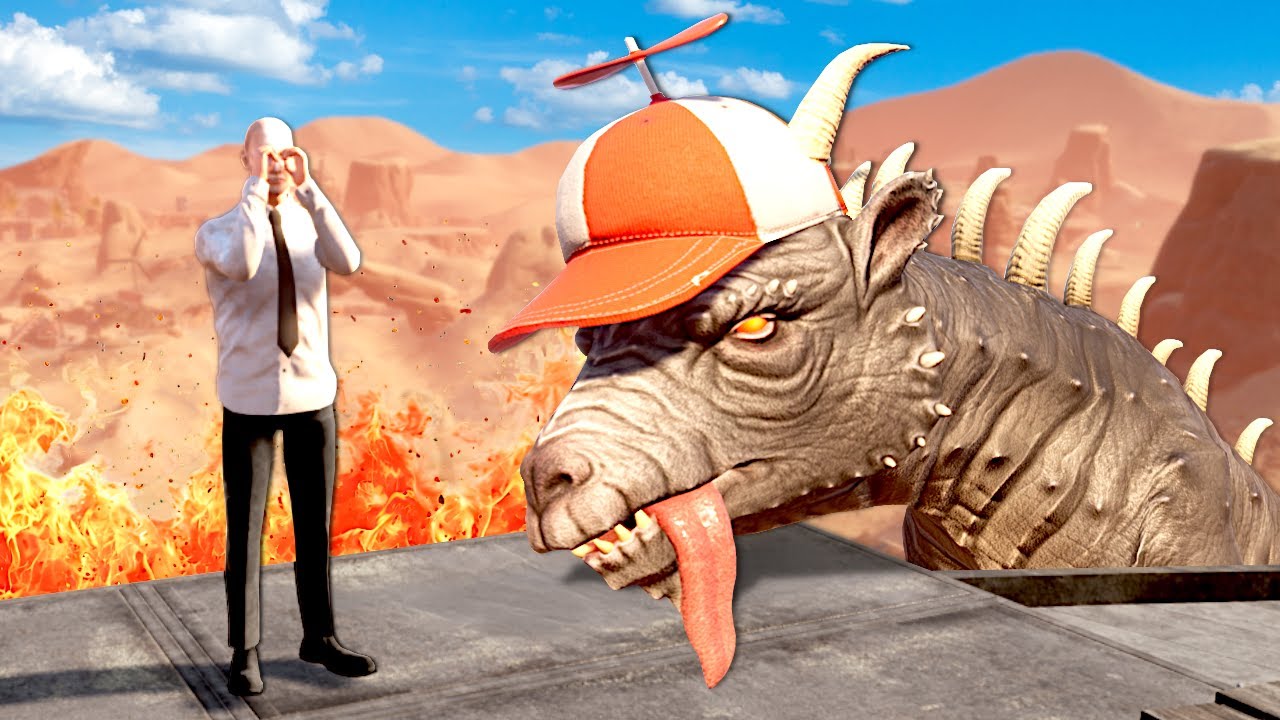 I Became GODZILLA in Goat Simulator 3?!