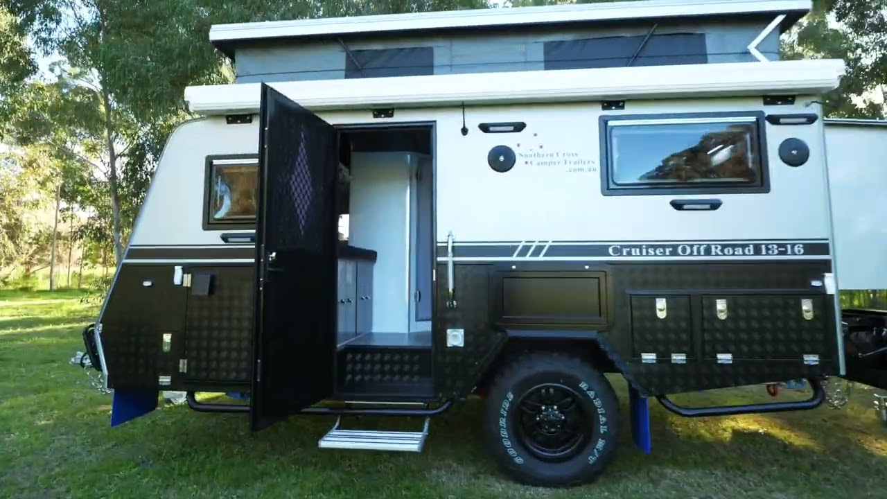 2 Off road Hybrid Caravans you shouldn't ignore - 13ft and 15ft to sleep 4 or 5 people.