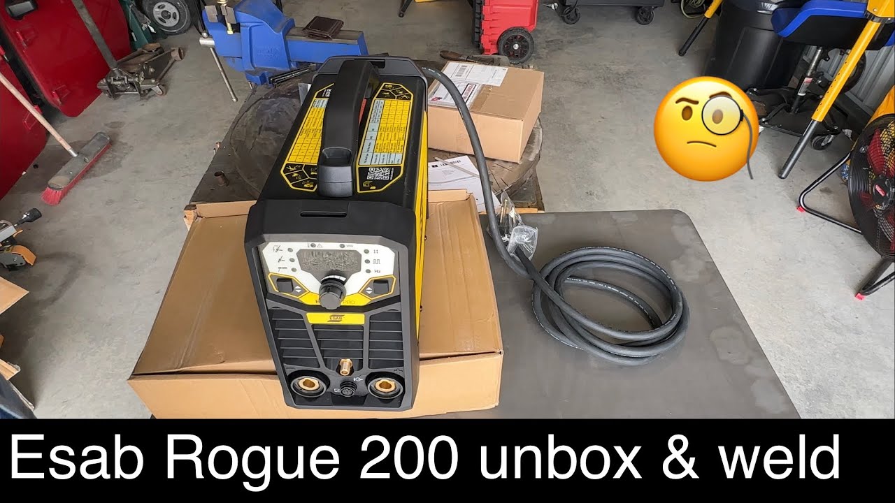 New welder in the shop: ESAB Rogue 200