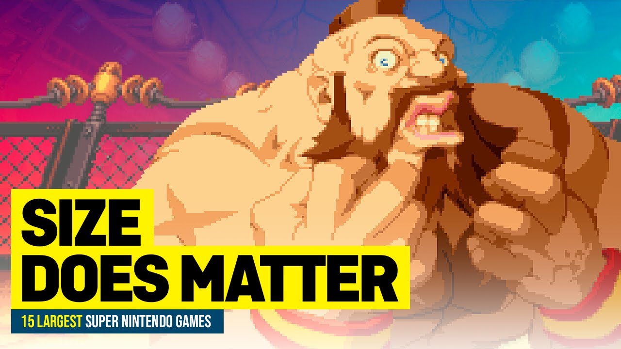 15 Largest SNES Games in ROM Cartridge Size
