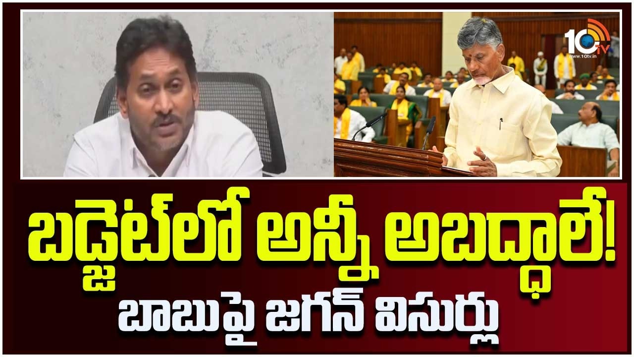 YS Jagan Comments On CM Chandrababu Over Andhrapradesh Budget 2026  | 10TV Digital