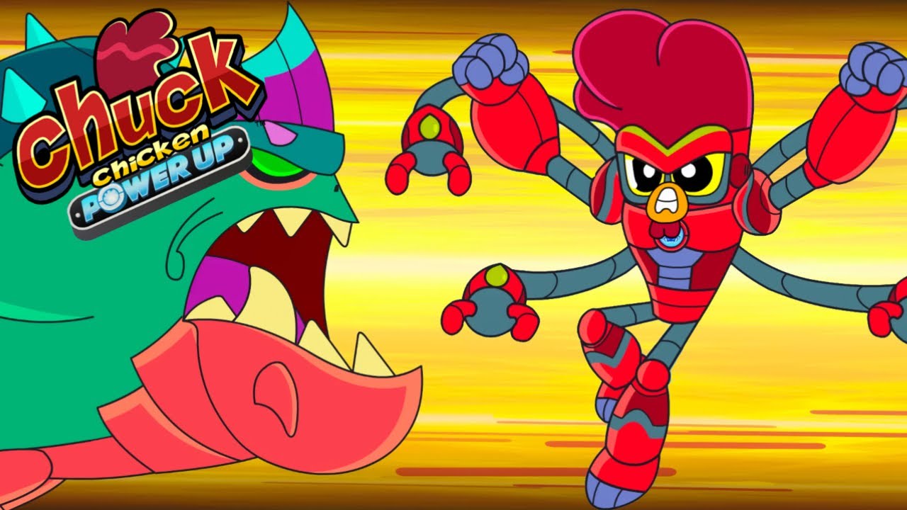 Superhero cartoons 🔥 Chuck Chicken Power Up all episodes Part 6