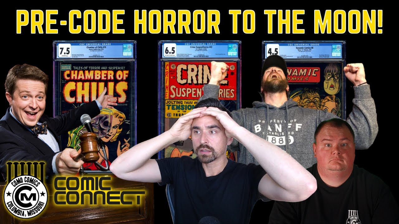 3 BIG Pre Code Horror Sales Live! With Swagglehaus & Automatic Comics! Comic Connect! Bobby Blue!