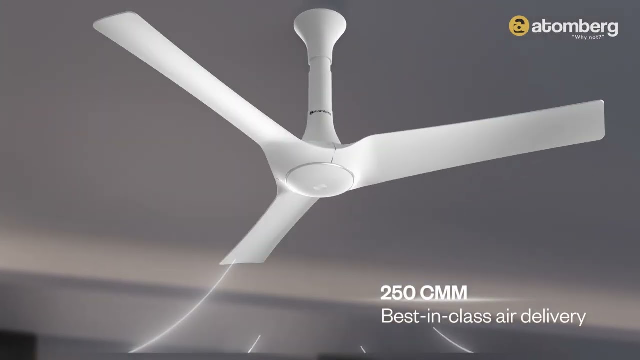 Atomberg Aris Gladius Smart 1200mm BLDC Ceiling Fan with IoT & Remote