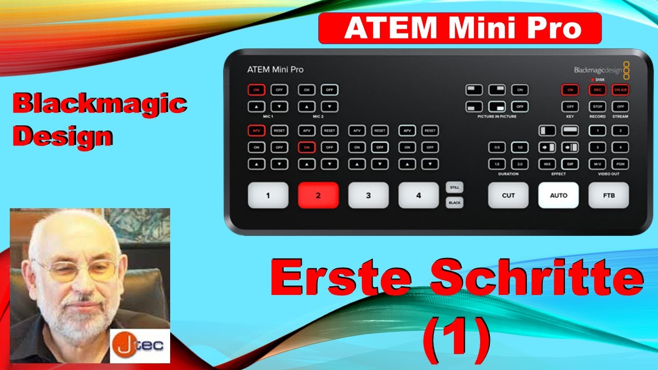 Blackmagic ATEM Mini PRO - Erste Schritte (1) [deutsch]