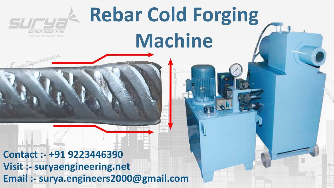 Rebar Cold Forging Machine | TMT Forging Machine | Rebar Upsetting Cold Forging Machine