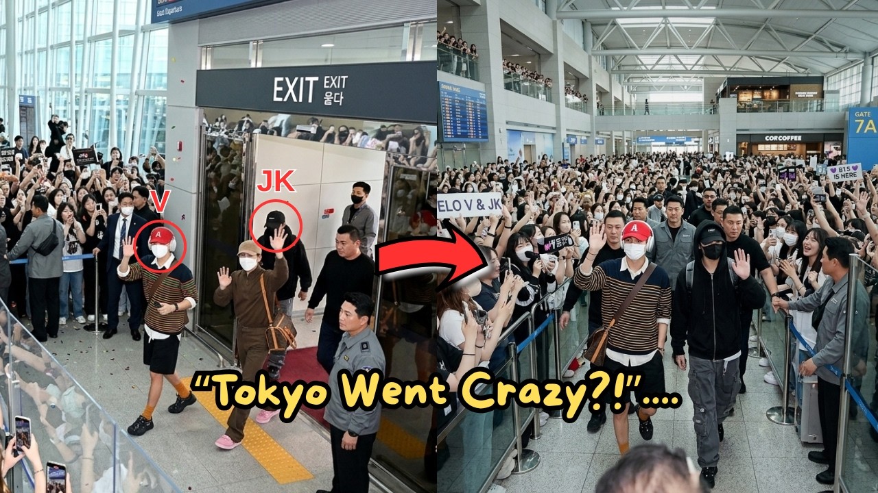 CHAOS IN Tokyo! Kim Taehyung & Jeon Jungkook Arrive&mdash;Fans Go WILD Over What They Did!