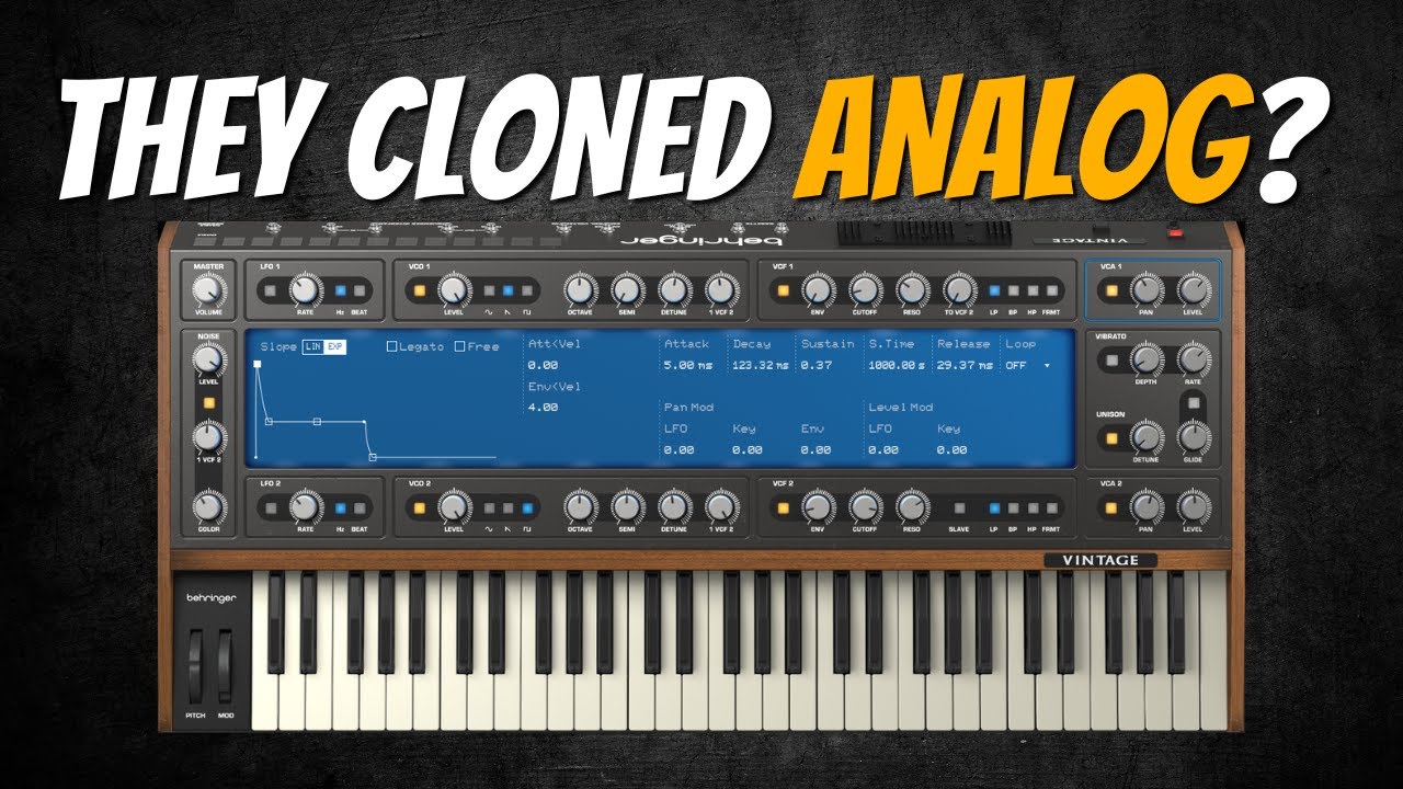 Behringer Vintage Synth Plugin Review (Ableton Analog Clone)