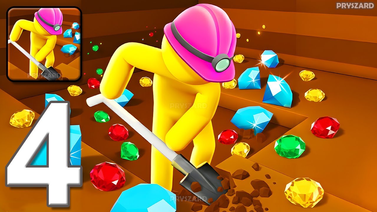 Dig Deep - Gameplay Walkthrough Part 4 - New Update (iOS, Android)