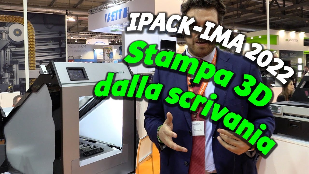 STAMPANTE 3D DESKTOP // produzione in serie H24 // Layerloop (Ipack-Ima 2022)
