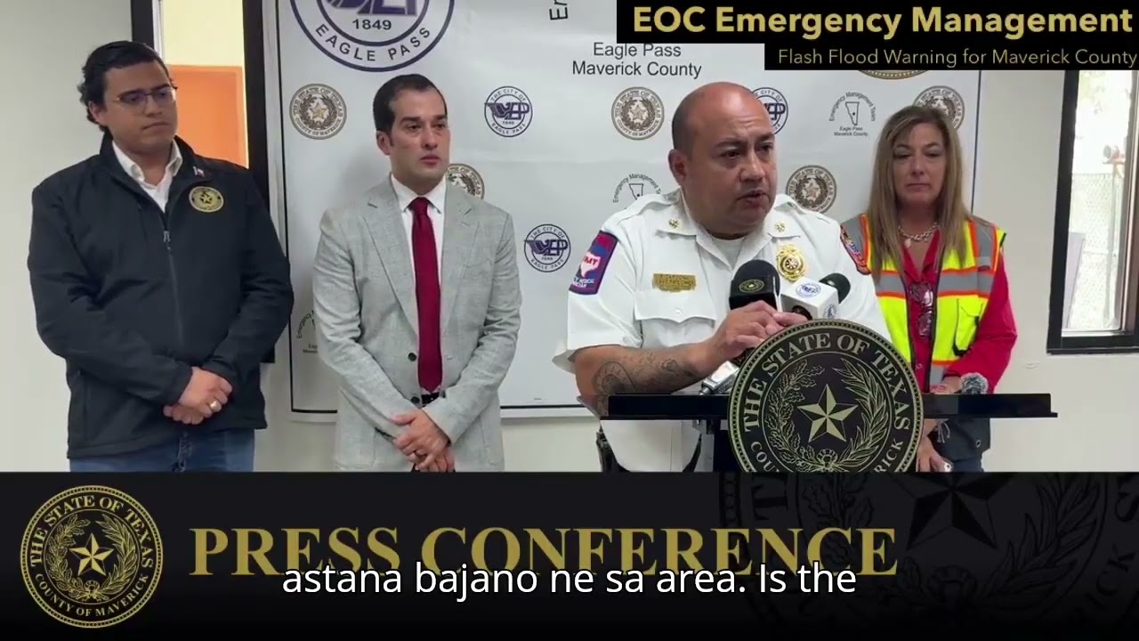 Eagle Pass Emergency Management officials give update on recent flood rescues