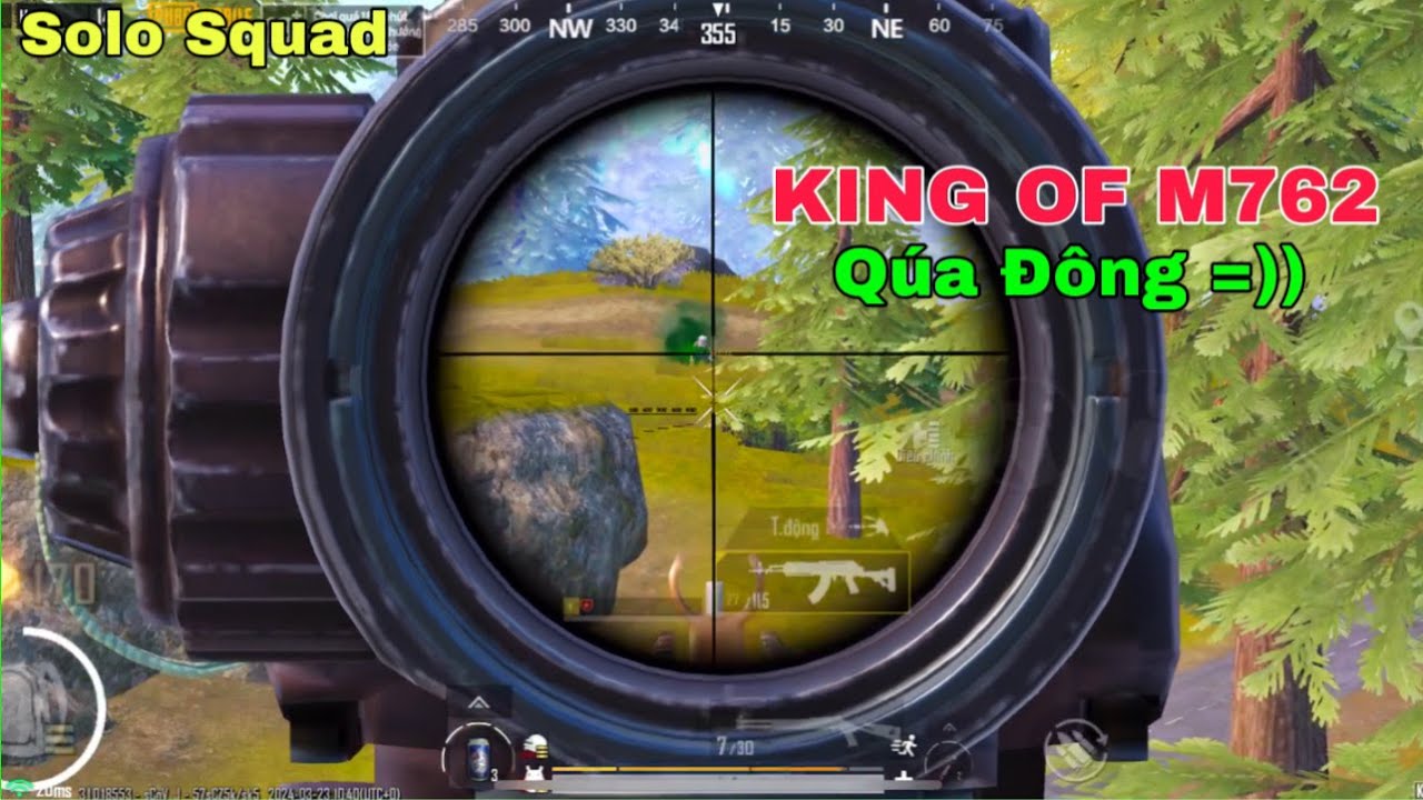 PUBG Mobile | Solo Squad - KING OF M762 - NhâmHNTV Bị Địch Vây Bắt Liên Hoàn Vì Đi Vào Khu Vực Hót