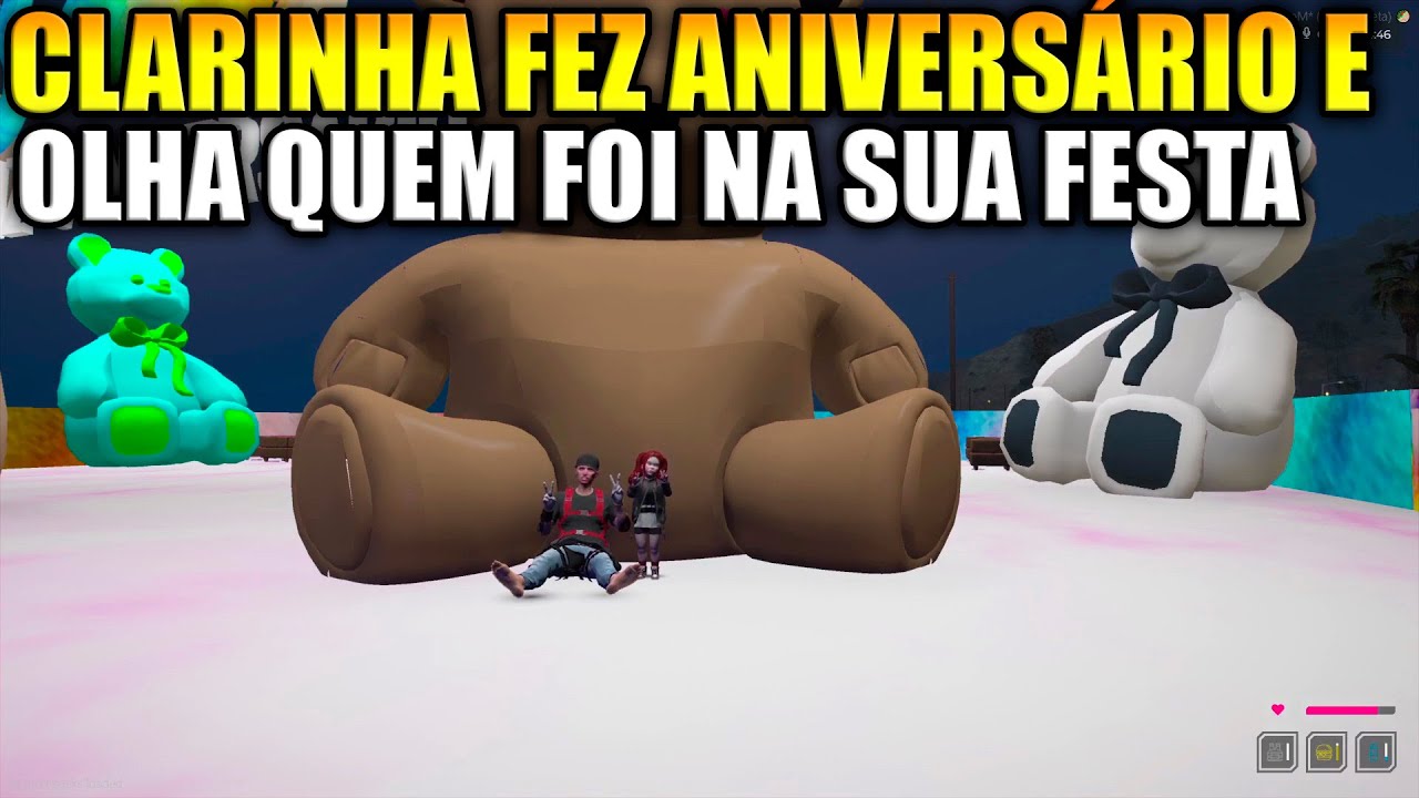CLARINHA FEZ ANIVERSARIO E OLHA QUEM FOI NA SUA FESTA, O TITIO JN 😱🥰