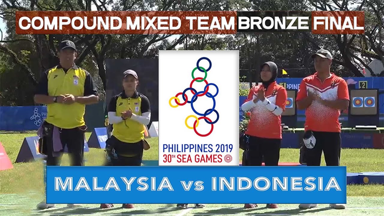 MALAYSIA vs INDONESIA | Compound Mixed Team Bronze Final | ARCHERY SEA GAMES 2019