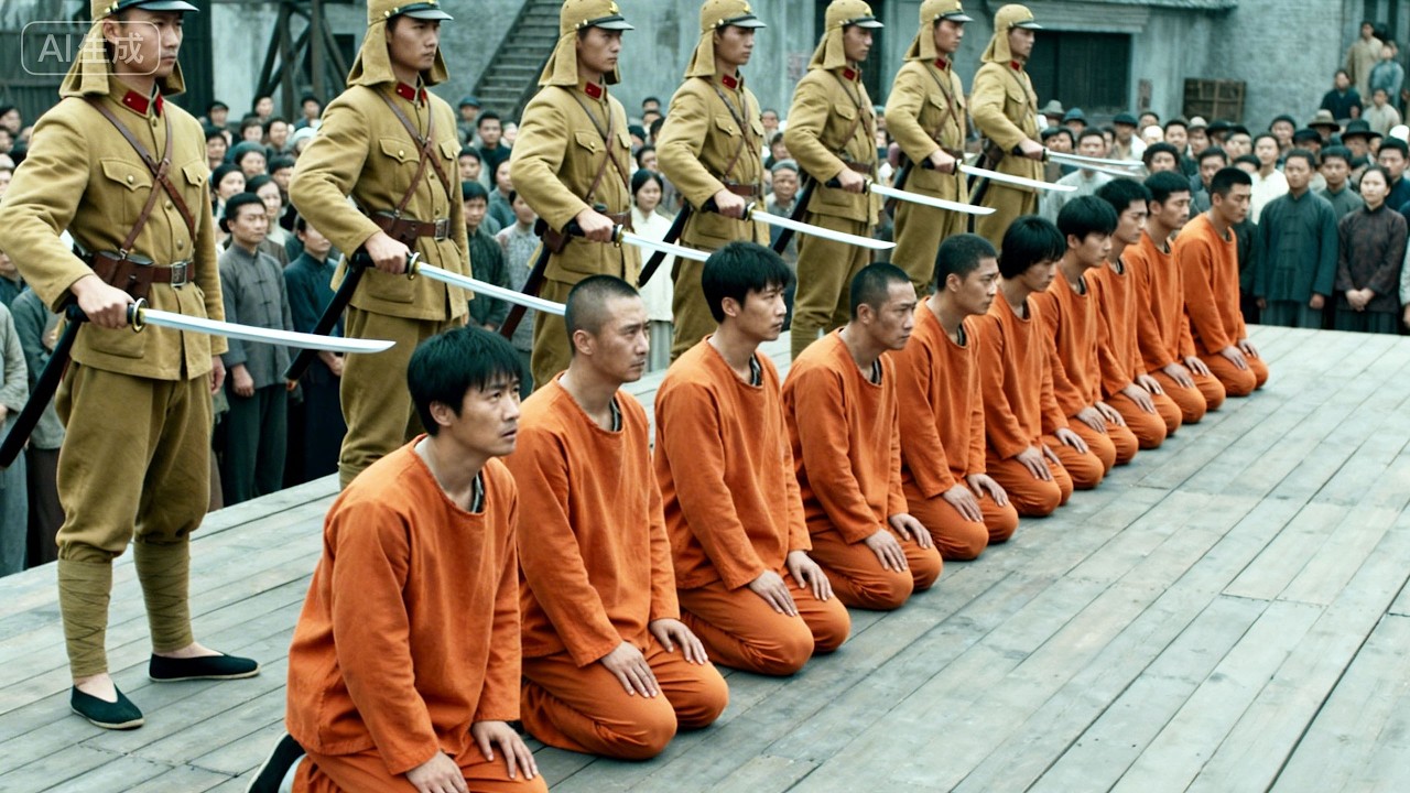 日軍設下天羅地網等著「劫法場」，百位武林高手從天而降！日軍被當場嚇傻，殺瘋了！