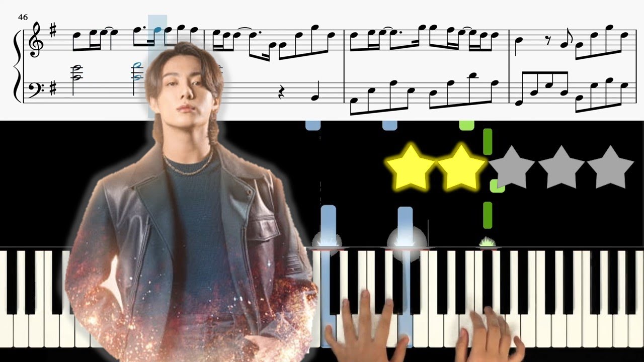 Jungkook - Dreamers (FIFA World Cup 2022 OST) 🎹《Piano Tutorial》 ⭐⭐☆☆☆