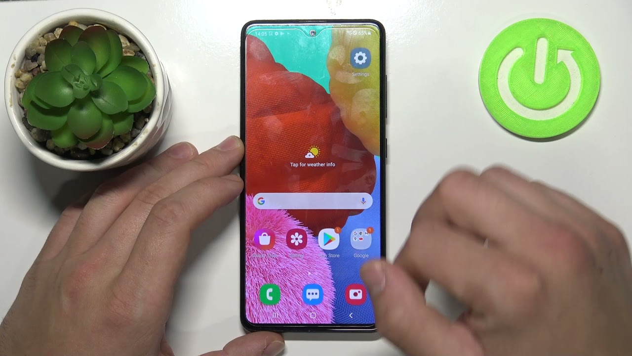 SAMSUNG Galaxy A51 &ndash; Hide Pattern Line & Make Pattern Lock Invisible