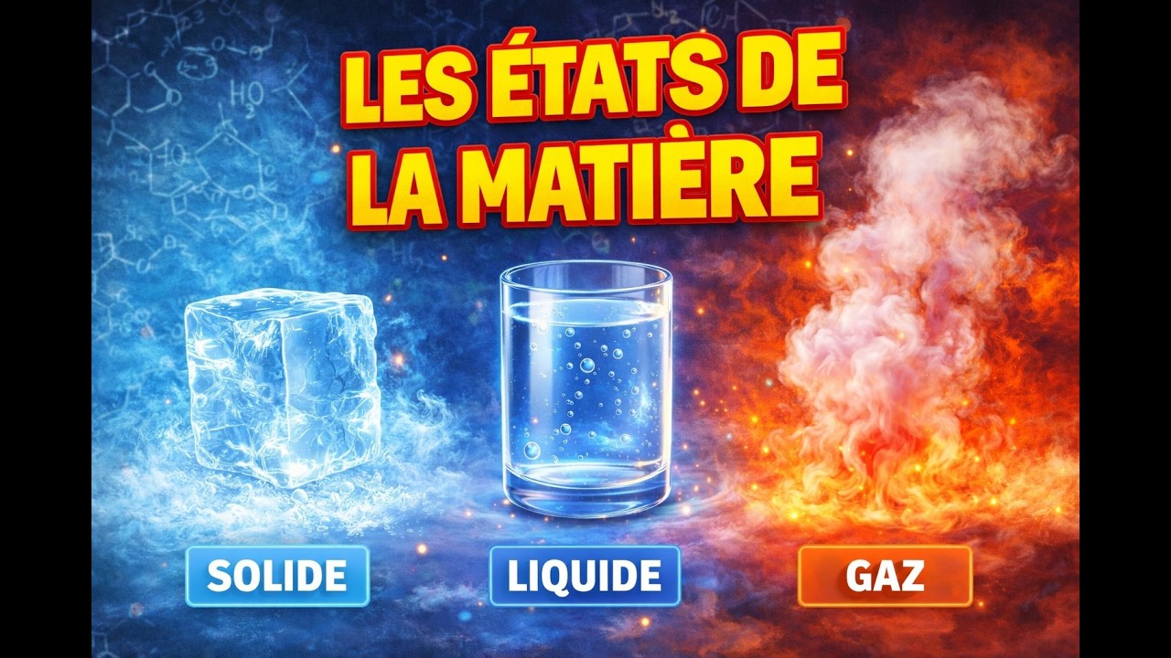 États de la matière expliqués simplement