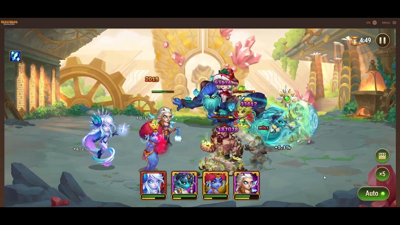 Hero Wars Surging torrent event for Titus and Gero   how to get resources easily ver 2