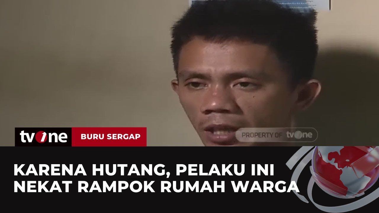 Motif Utang, Pelaku Nekat Rampok dan Hitung Uang Sisa | Buru Sergap tvOne