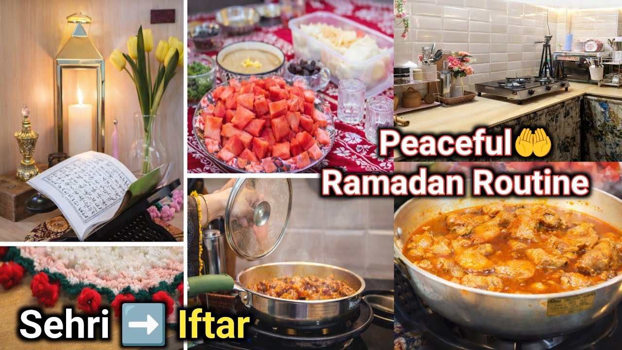 Stress Free Ramadan🌙 Routine for Mom | Sunnah Based Suhoor to Iftar + Easy Chicken Recipe #ramadan 