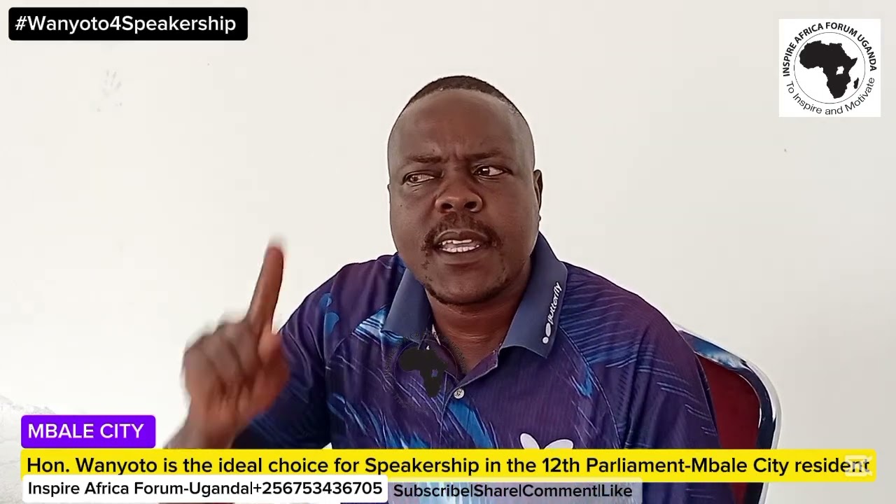 Wanyoto is the ideal choice for speakership in the 12th Parliament-Mbale City residents have said