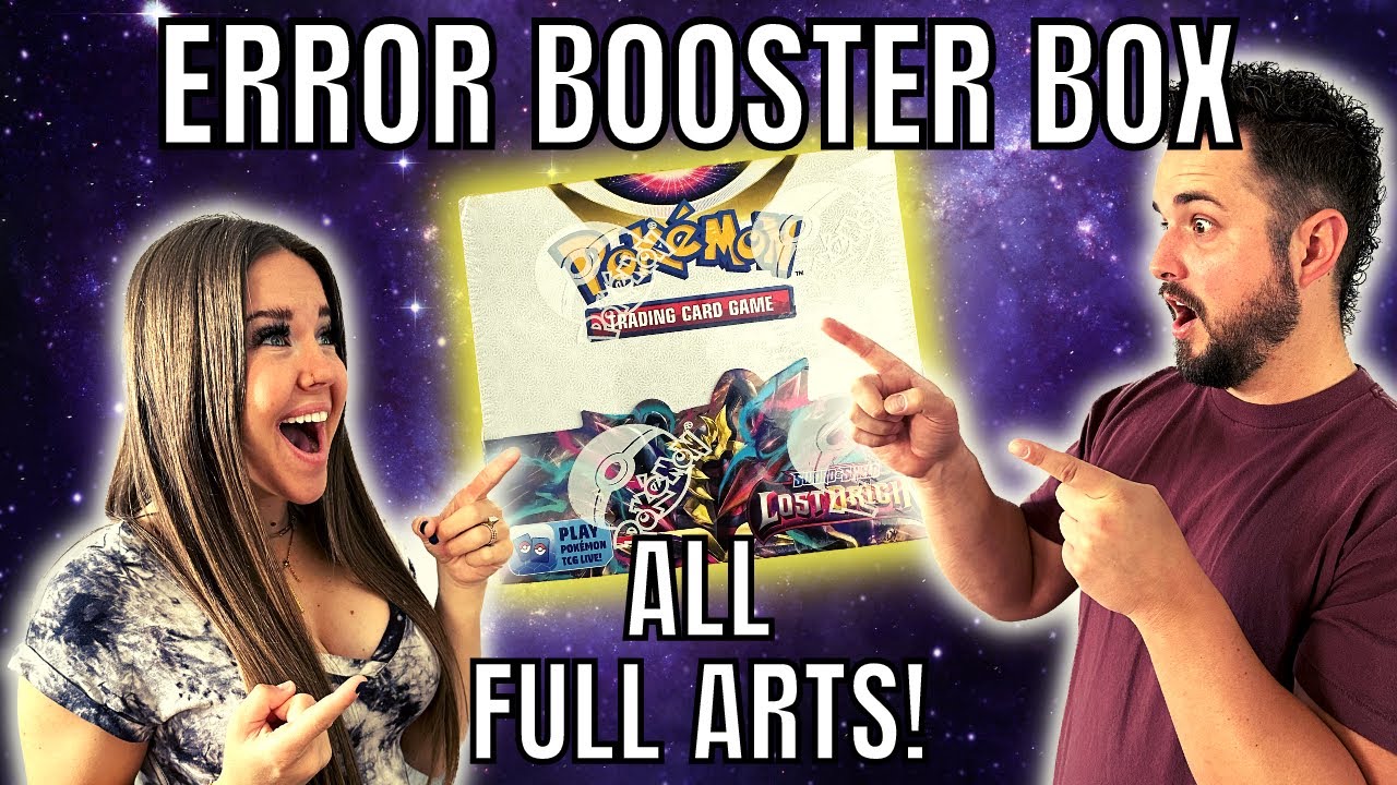 We Opened An ERROR Lost Origin Booster Box!!