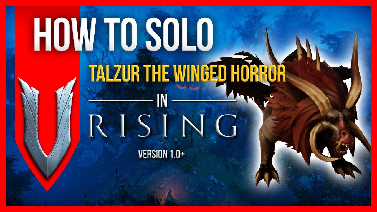 V Rising Solo Boss Guide - Talzur the Winged Horror
