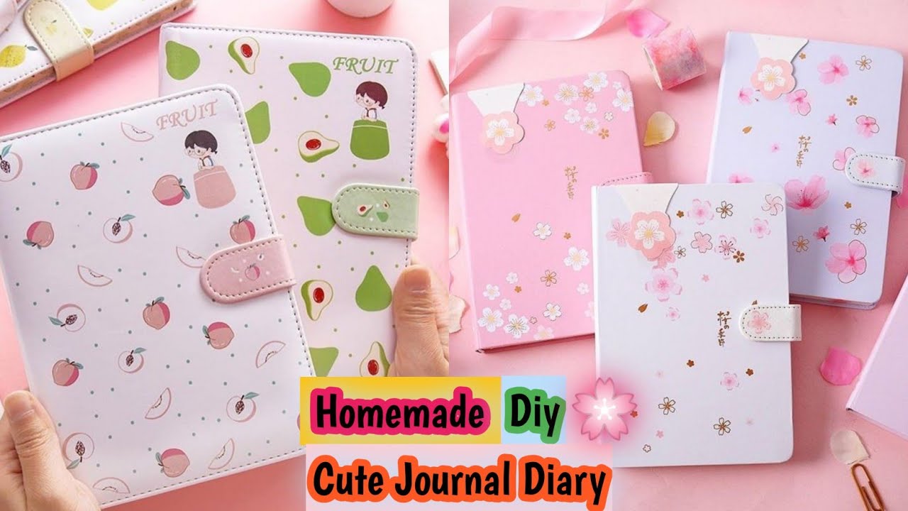 How to make a cute diary/ diy diary | homemade diy notebook| diy journal | Diy| Craft