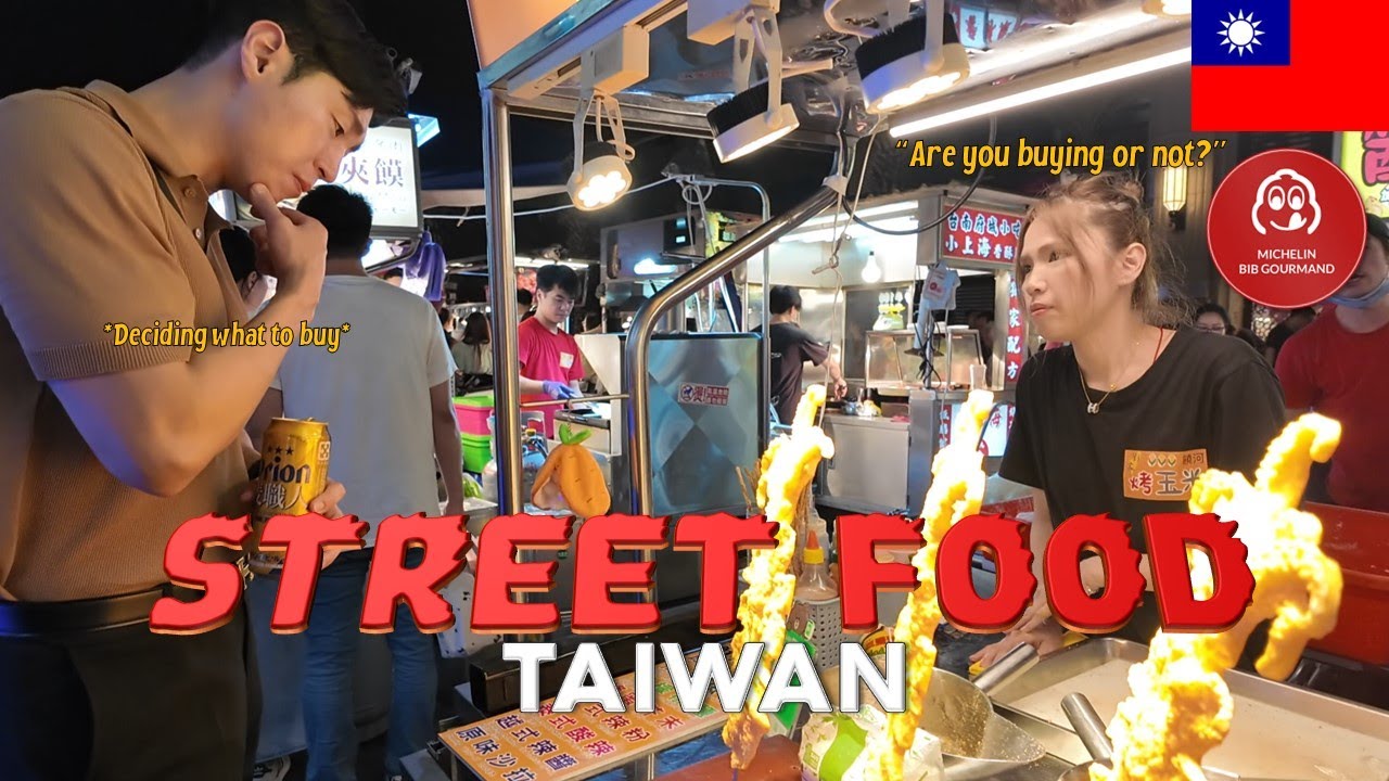 Trying Street Food in Taipei, Taiwan - Day 1 - International Couple