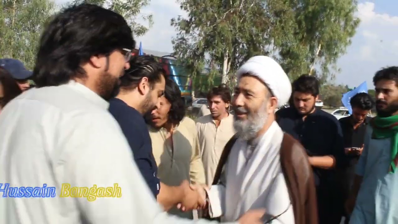 فرزند مفسر قرآن وکیلِ مطلق اغائے سید علی سیستانی مرحوم آغا شیخ محسن ،جناب آغائے شیخ انور کا پرتپاک