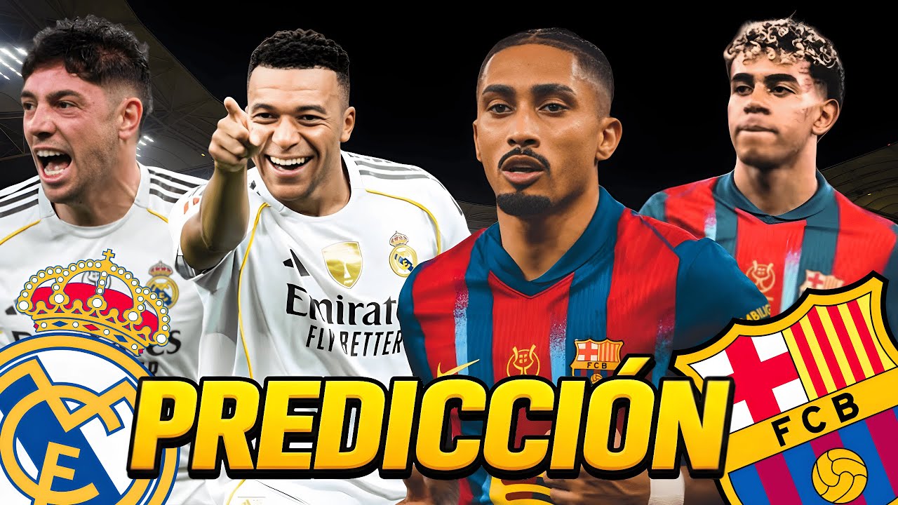 Predicción BARCELONA VS REAL MADRID | FINAL Supercopa de España 2026