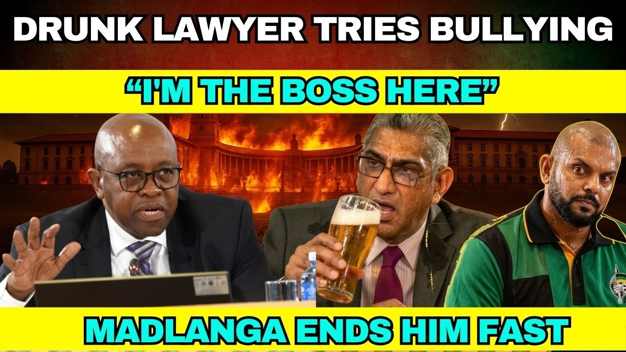 DRUNK Lawyer Tries To BULLY Madlanga (WATCH WHAT HAPPENS)