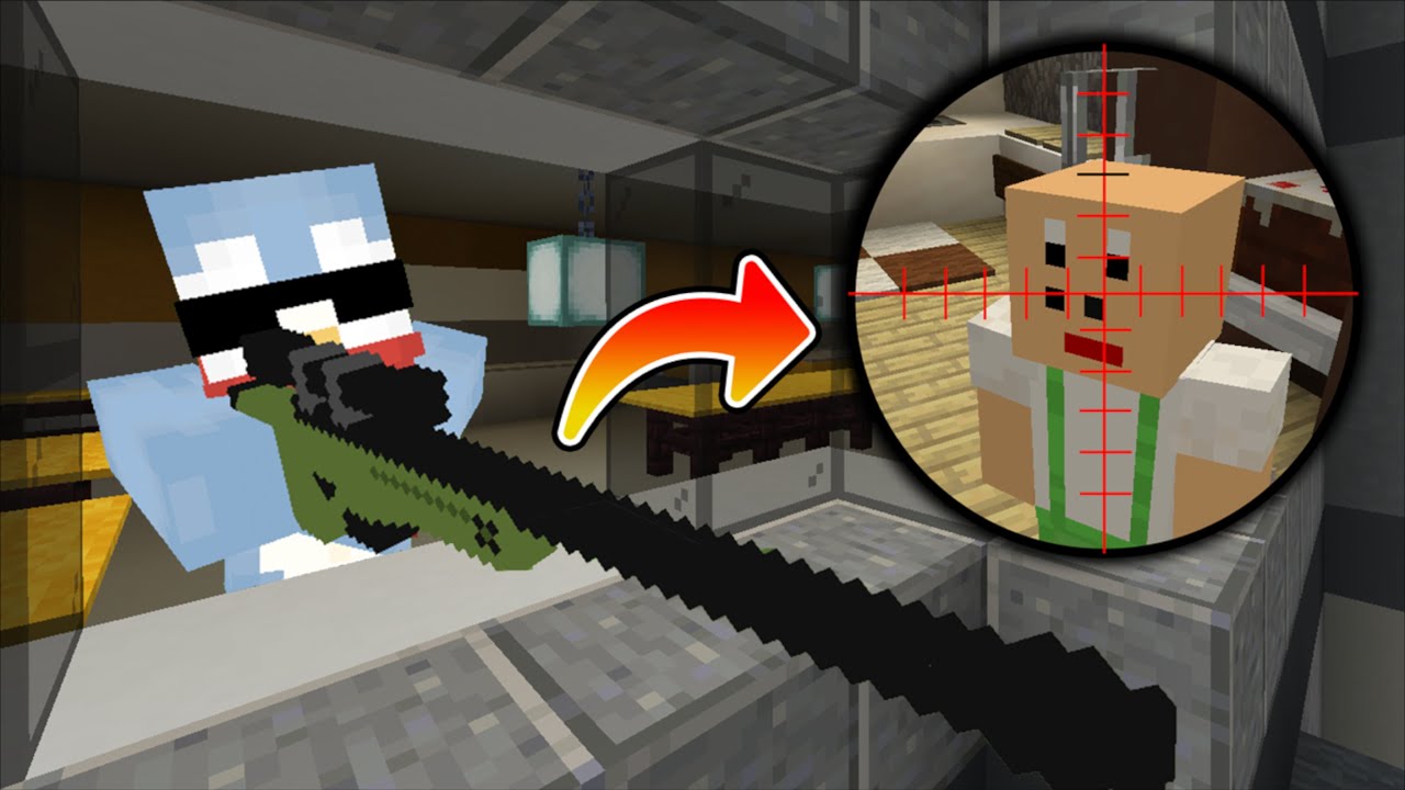 誰にもバレずにメンバー全員を狙撃しろ！！【Minecraft/マインクラフト】