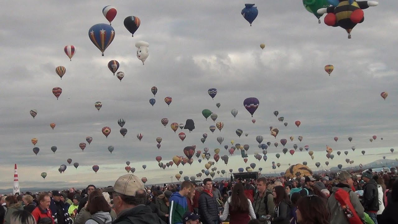 Albuquerque Balloon Fiesta 2018   Mass Ascension   13 mins r