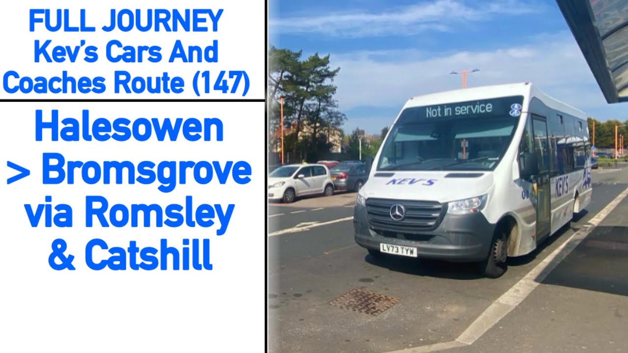 FULL JOURNEY | Kev’s Cars And Coaches Route (147) Halesowen - Aston Fields