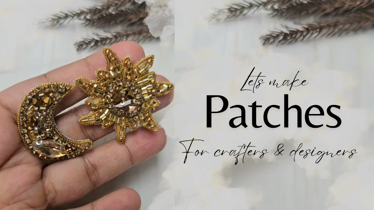 Let's learn how to make embroidery PATCHES!🪡✨️ This video is for CRAFTERS & DESIGNERS🥰🤑